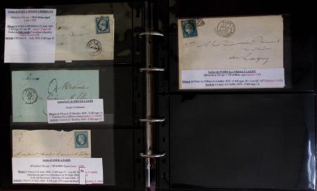 1800-1900env. Étude des types d'oblitérations et cachets