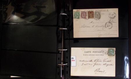 1800-1900env. Étude des types d'oblitérations et cachets