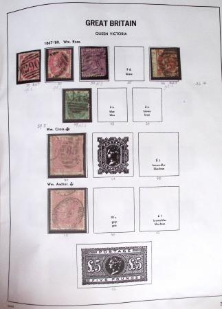 1840-2004 Used collection of GB in one folder with