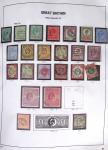 1840-2004 Used collection of GB in one folder with