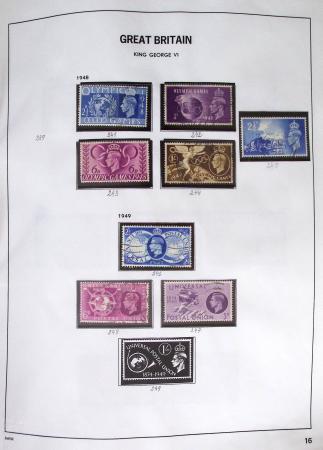 1840-2004 Used collection of GB in one folder with