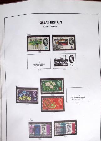 1840-2004 Used collection of GB in one folder with