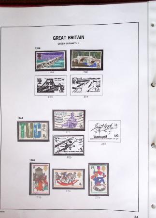 1840-2004 Used collection of GB in one folder with