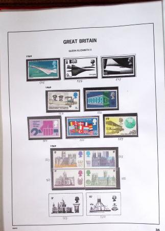 1840-2004 Used collection of GB in one folder with