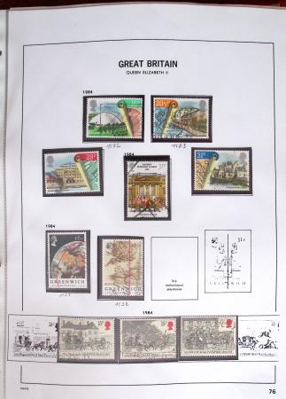 1840-2004 Used collection of GB in one folder with