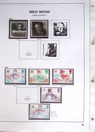 1840-2004 Used collection of GB in one folder with