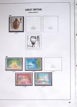 1840-2004 Used collection of GB in one folder with