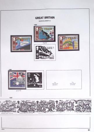 1840-2004 Used collection of GB in one folder with