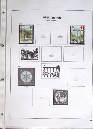 1840-2004 Used collection of GB in one folder with