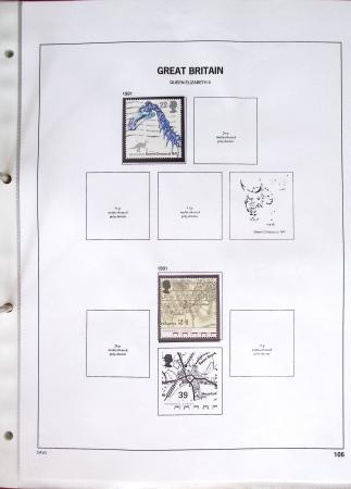 1840-2004 Used collection of GB in one folder with