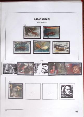 1840-2004 Used collection of GB in one folder with