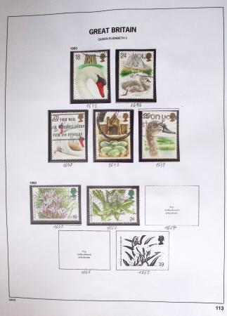 1840-2004 Used collection of GB in one folder with