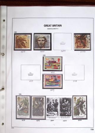 1840-2004 Used collection of GB in one folder with