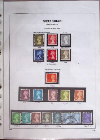 1840-2004 Used collection of GB in one folder with