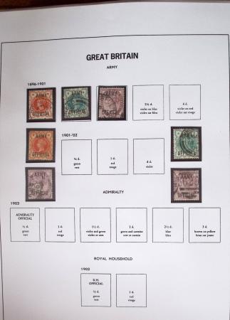1840-2004 Used collection of GB in one folder with