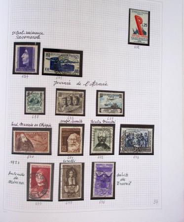 1852-2004 Mint and used collection of Italy in Davo