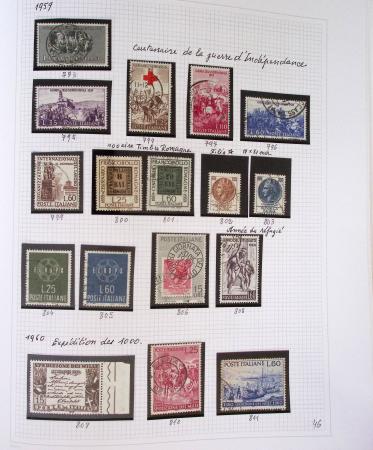 1852-2004 Mint and used collection of Italy in Davo