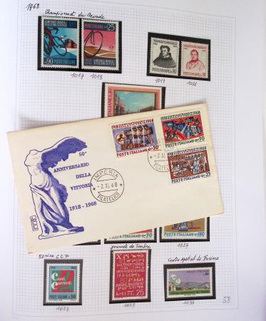 1852-2004 Mint and used collection of Italy in Davo