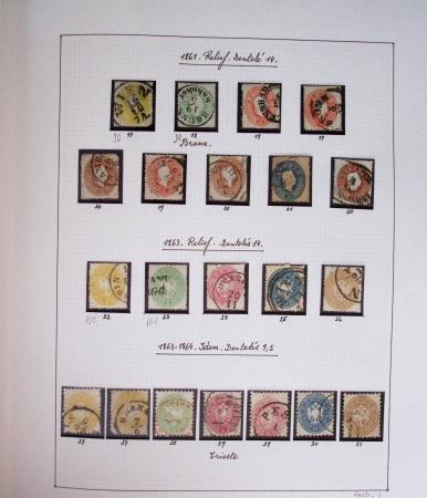 1850-1973 Chiefly used collection in one Davo album,