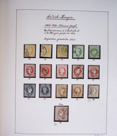 1850-1973 Chiefly used collection in one Davo album,