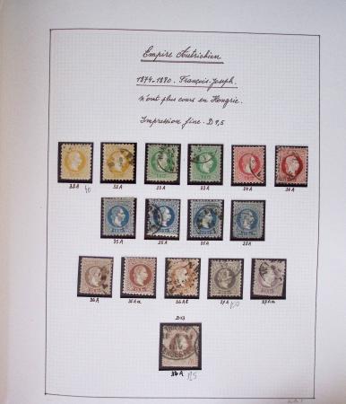 1850-1973 Chiefly used collection in one Davo album,