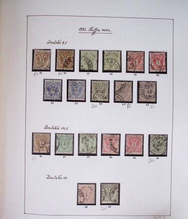 1850-1973 Chiefly used collection in one Davo album,