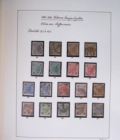 1850-1973 Chiefly used collection in one Davo album,