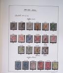 1850-1973 Chiefly used collection in one Davo album,