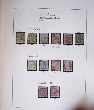1850-1973 Chiefly used collection in one Davo album,