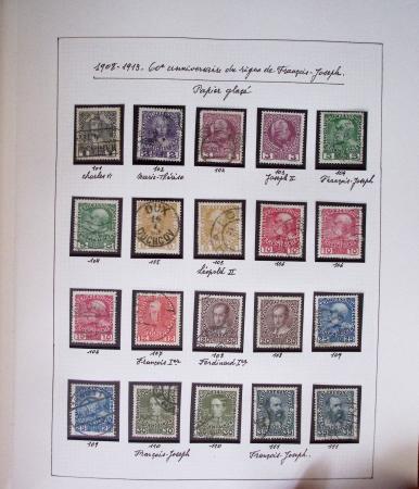 1850-1973 Chiefly used collection in one Davo album,
