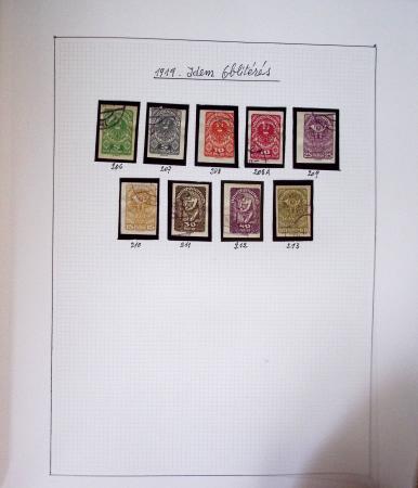 1850-1973 Chiefly used collection in one Davo album,