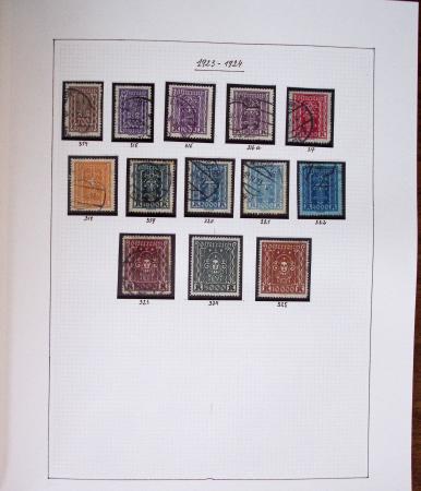 1850-1973 Chiefly used collection in one Davo album,