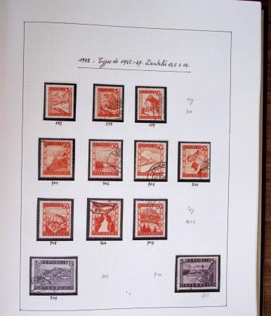 1850-1973 Chiefly used collection in one Davo album,