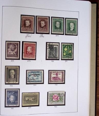 1850-1973 Chiefly used collection in one Davo album,