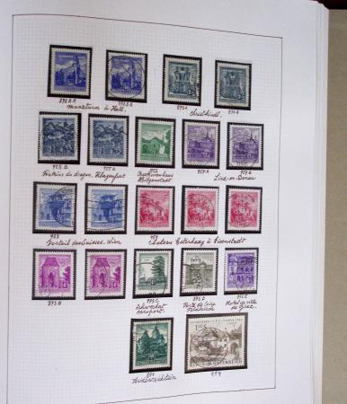 1850-1973 Chiefly used collection in one Davo album,