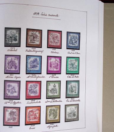 1850-1973 Chiefly used collection in one Davo album,