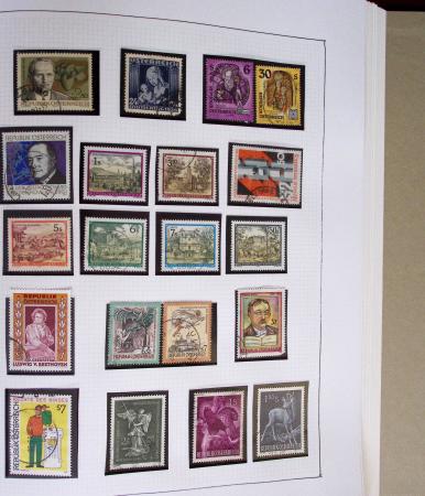 1850-1973 Chiefly used collection in one Davo album,