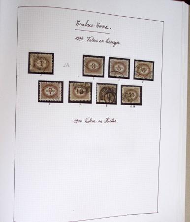 1850-1973 Chiefly used collection in one Davo album,