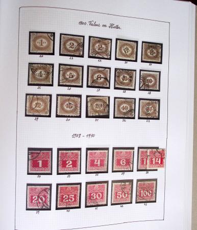 1850-1973 Chiefly used collection in one Davo album,