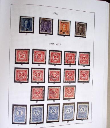 1850-1973 Chiefly used collection in one Davo album,