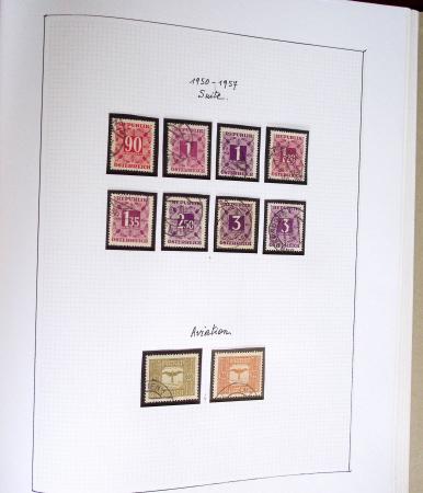 1850-1973 Chiefly used collection in one Davo album,