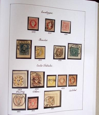 1850-1973 Chiefly used collection in one Davo album,