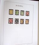 1850-1973 Chiefly used collection in one Davo album,