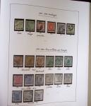 1850-1973 Chiefly used collection in one Davo album,