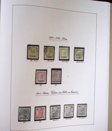 1850-1973 Chiefly used collection in one Davo album,