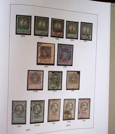 1850-1973 Chiefly used collection in one Davo album,