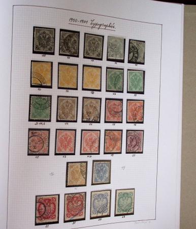 1850-1973 Chiefly used collection in one Davo album,