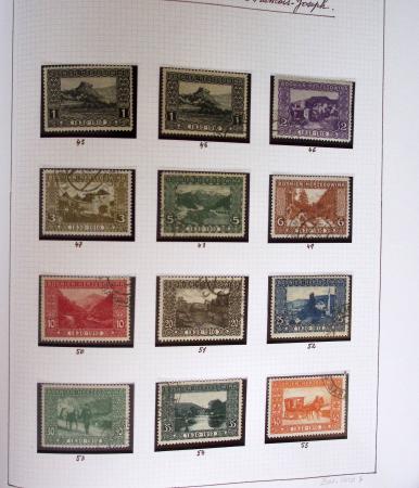 1850-1973 Chiefly used collection in one Davo album,