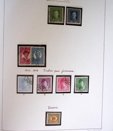 1850-1973 Chiefly used collection in one Davo album,