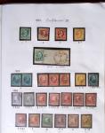 1852-1990 Chiefly used collection in one Davo album,